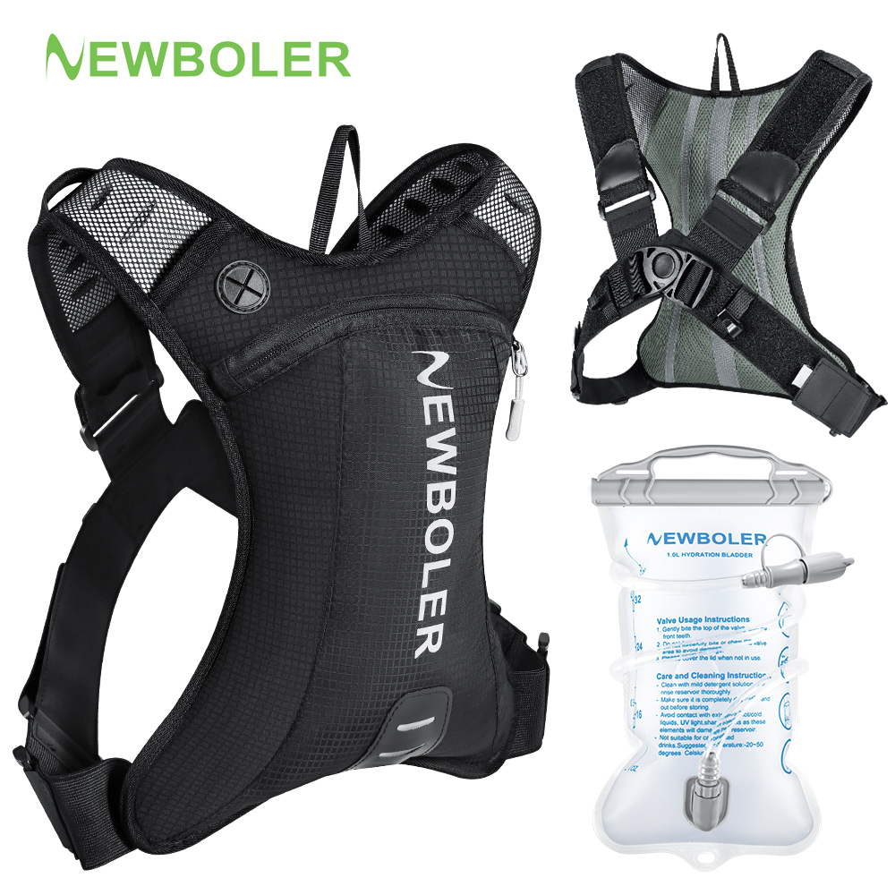 Mountain Biking Rucksack - Zaino idrico NEWBOLER 5L per moto,
