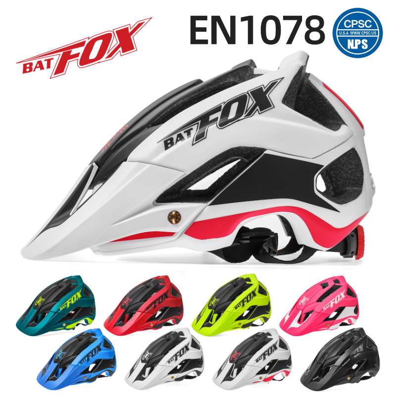 Mountain Biking Helmet Kids - Casco da Bicicletta Batfox per Uomo