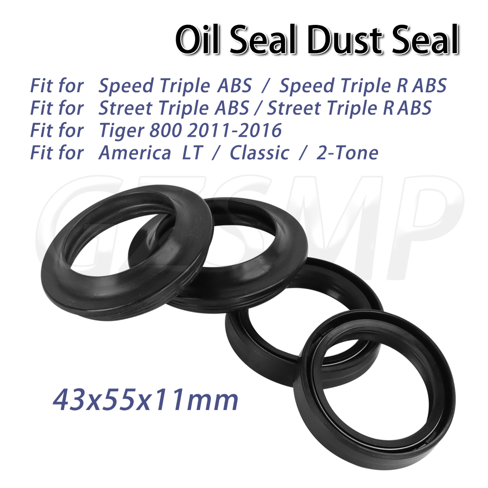 Fork Oil Seal - Guarnizione Antipolvere 43X55X11mm per Forcella Anteriore