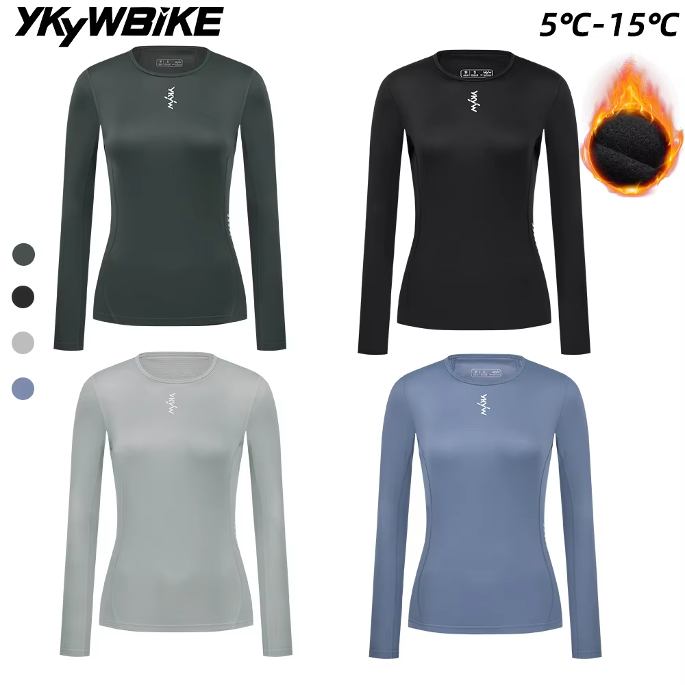 Mountain Biking Shirts - YKYWBIKE Maglia Termica da Ciclismo per